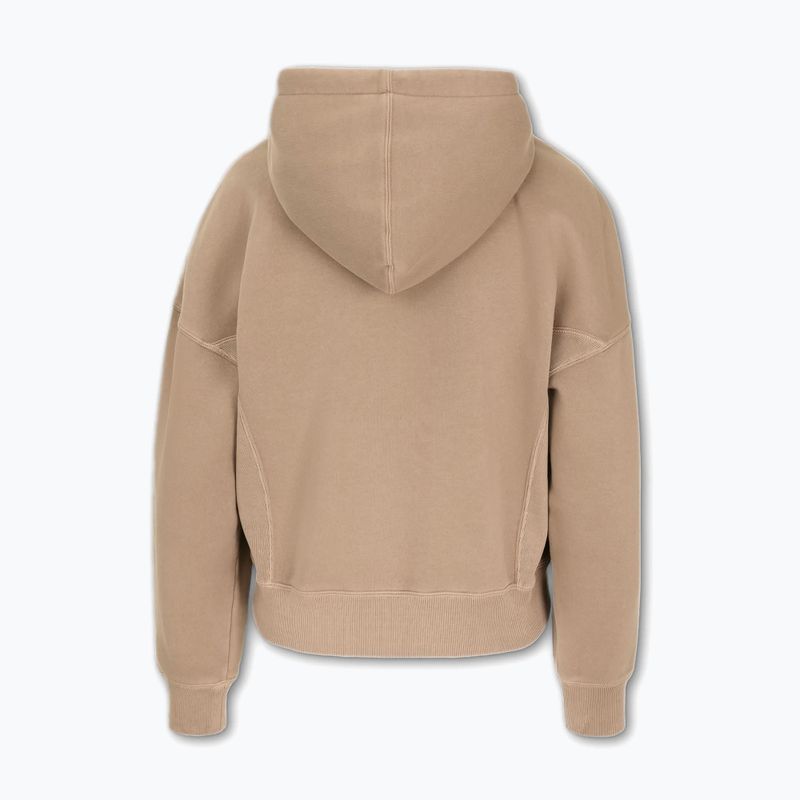 Women's sweatshirt Pitbull Manzanita Heart Hooded Zip Sweatshirt sand 4