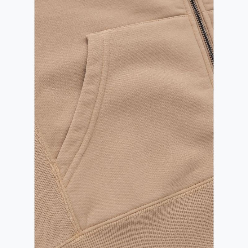 Women's sweatshirt Pitbull Manzanita Heart Hooded Zip Sweatshirt sand 8