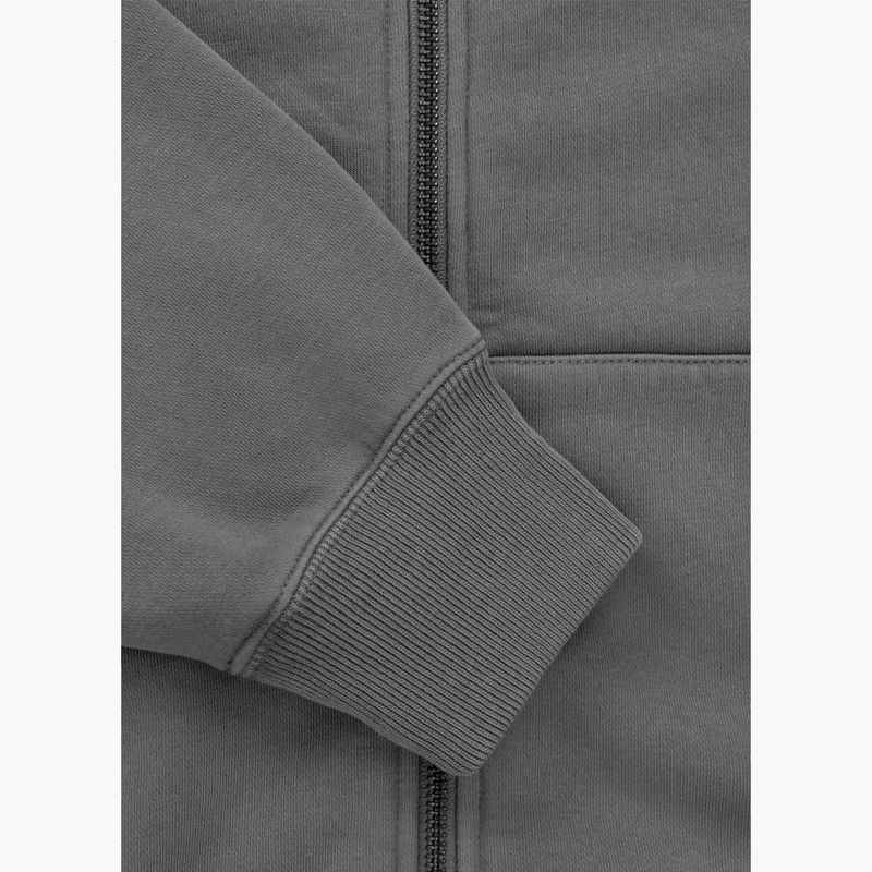 Pitbull women's Manzanita Heart Hooded Zip Sweatshirt washed grey 9