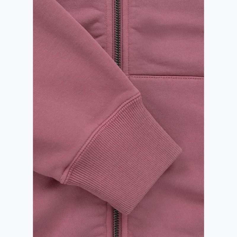 Women's sweatshirt Pitbull Manzanita Heart Hooded Zip Sweatshirt pink 10