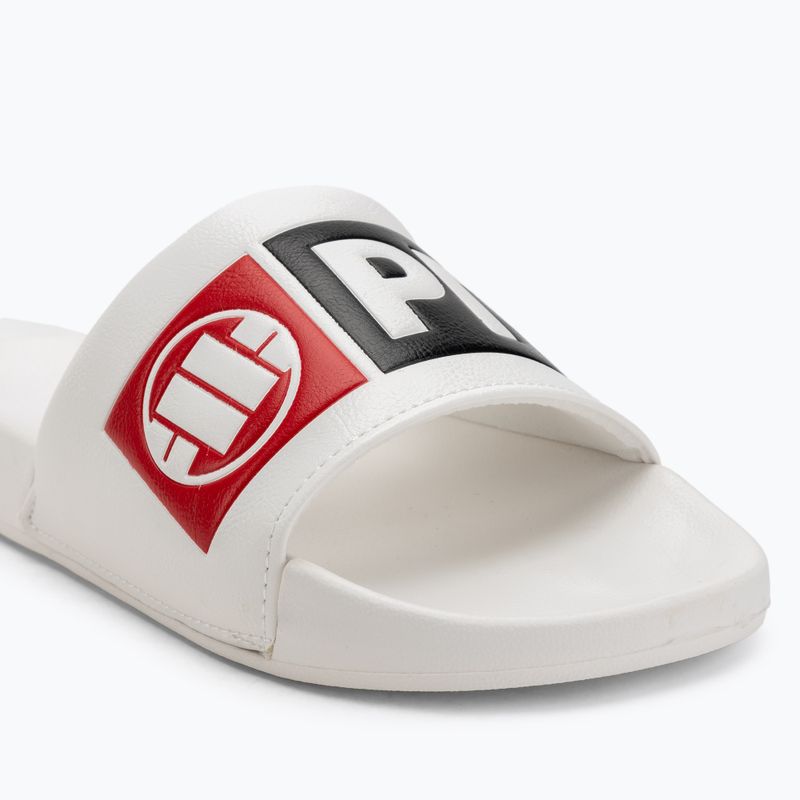 Men's slides Pitbull Hilltop white 7