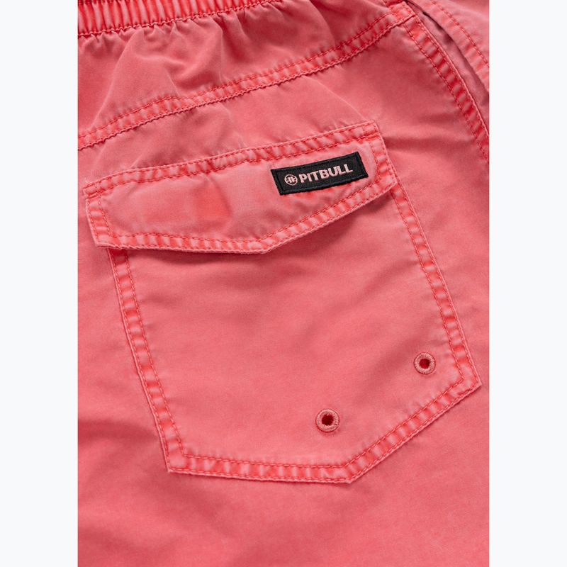 Men's Pitbull Balfour flame red swim shorts 5