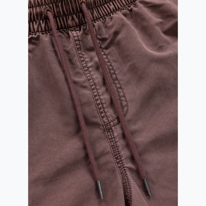 Men's Pitbull Balfour dusty burgundy swim shorts 4