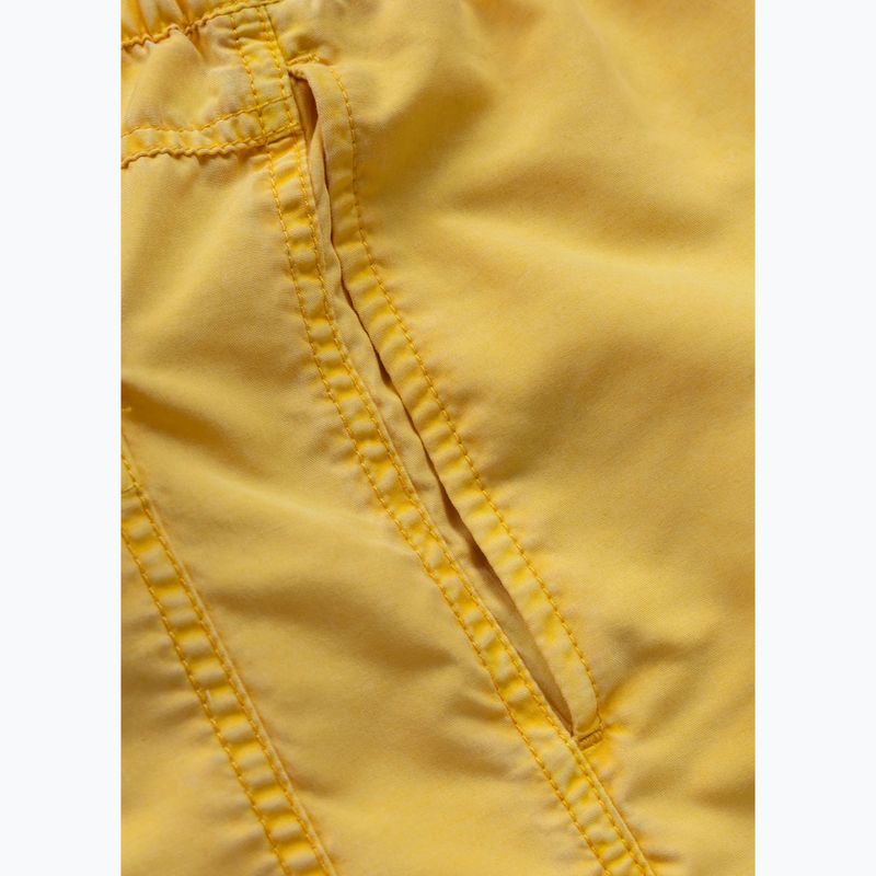 Men's Pitbull Balfour washed yellow swim shorts 7