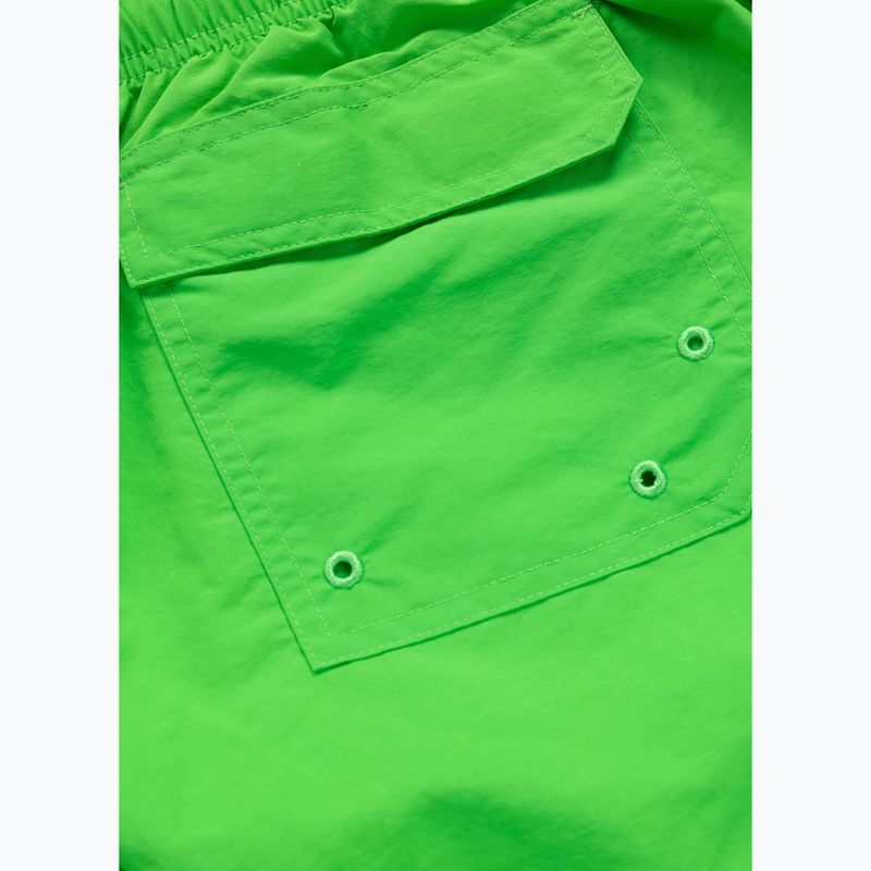 Men's Pitbull Crownhill fluo green swim shorts 5