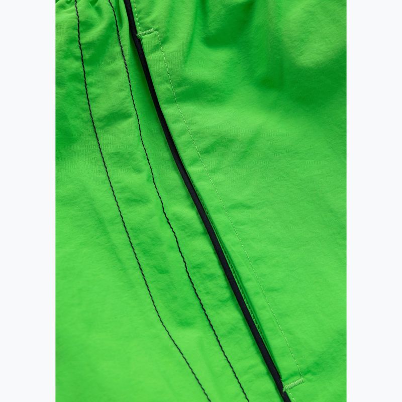 Men's Pitbull Crownhill fluo green swim shorts 6