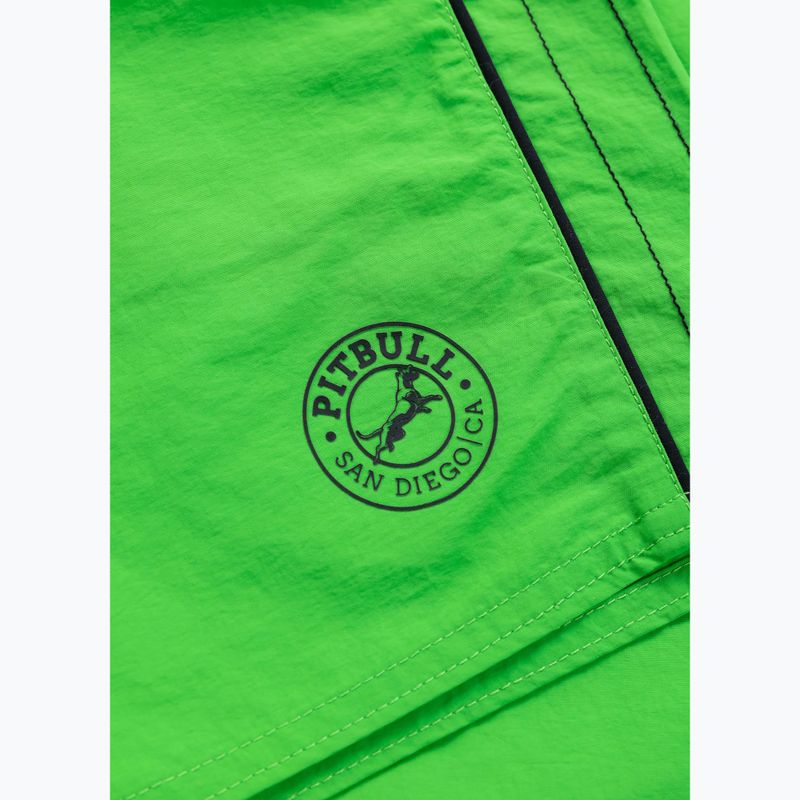 Men's Pitbull Crownhill fluo green swim shorts 7