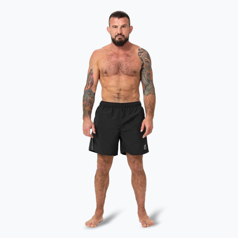 Men's Pitbull Crownhill swim shorts black 2