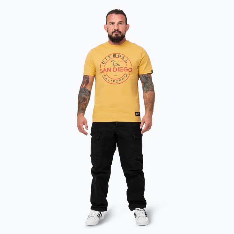 Men's Pitbull San Diego Ins. t-shirt pale yellow 2