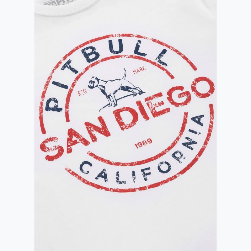 Pitbull San Diego men's t-shirt Ins. white/blue 7