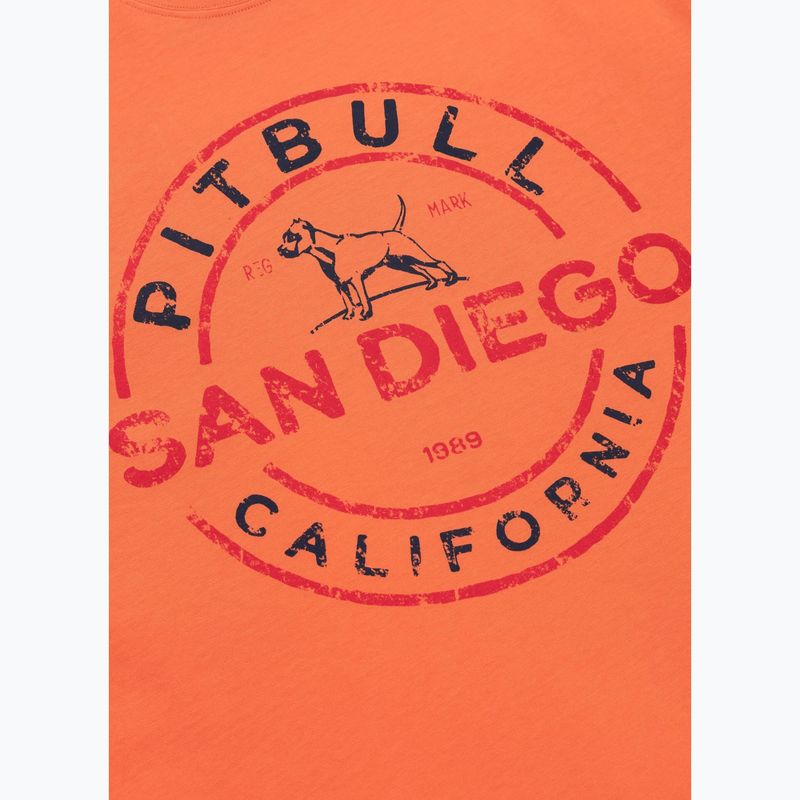 Men's Pitbull San Diego Ins. fluo orange T-shirt 7