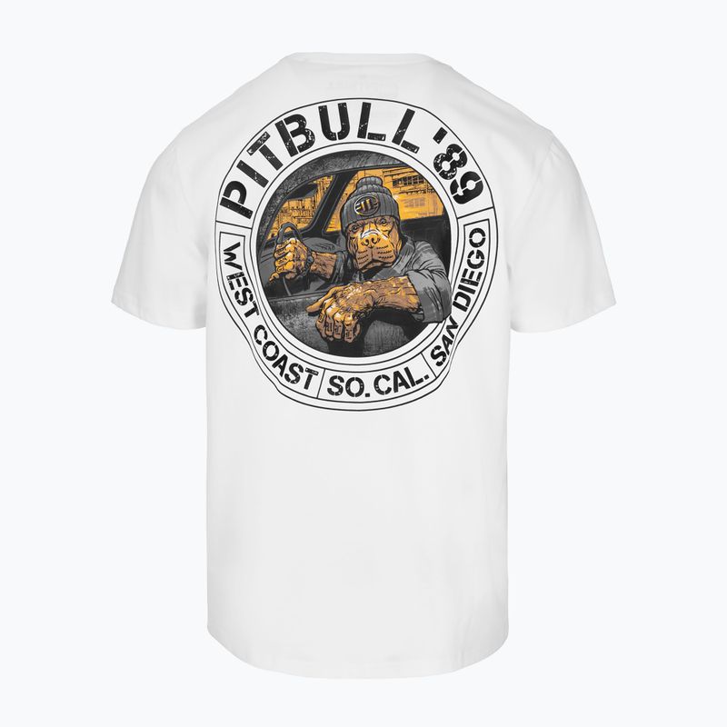 Men's Pitbull Driving t-shirt white 2