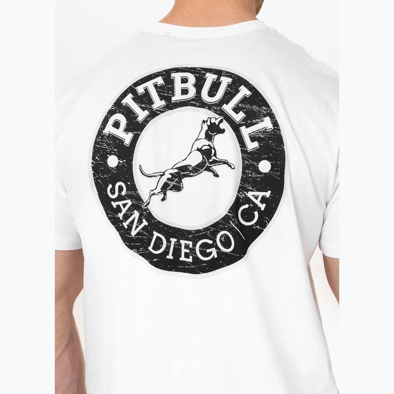 Pitbull San Diego CA men's t-shirt black/white 4