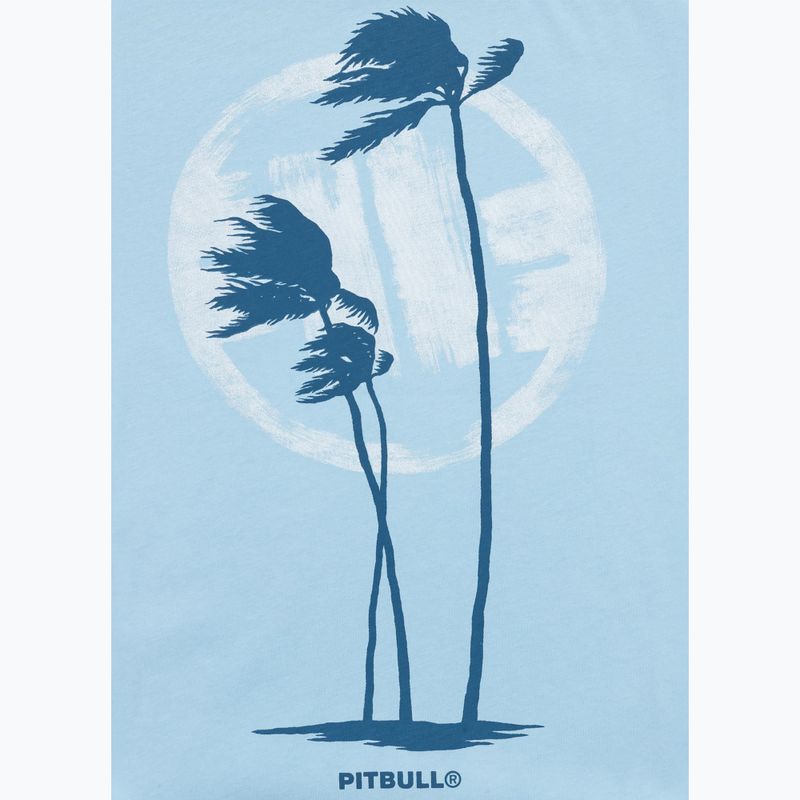 Men's T-shirt Pitbull Palms light blue 7