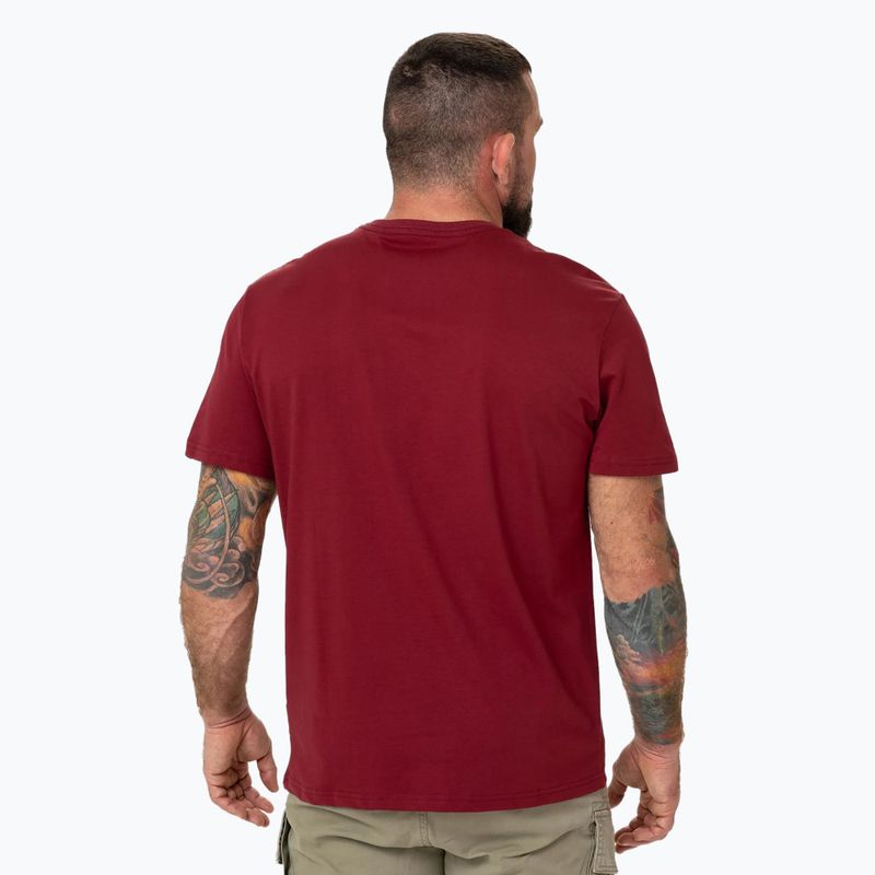 Men's Pitbull Logo Palms t-shirt burgundy 3