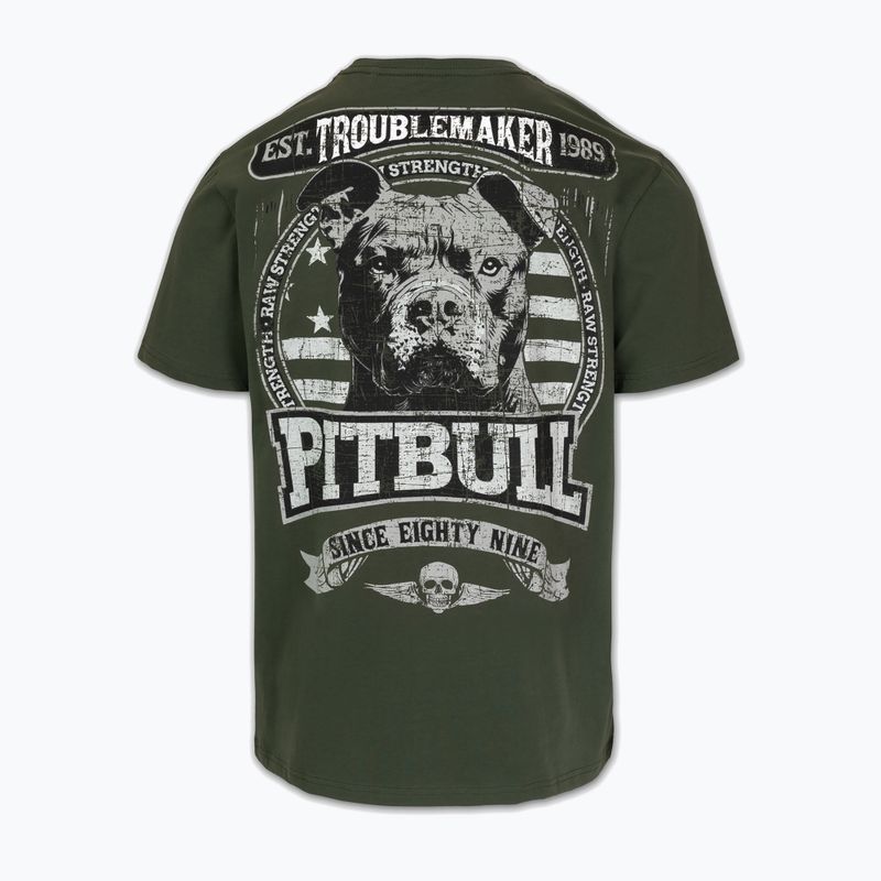 Pitbull Troublemarker men's t-shirt old green 2