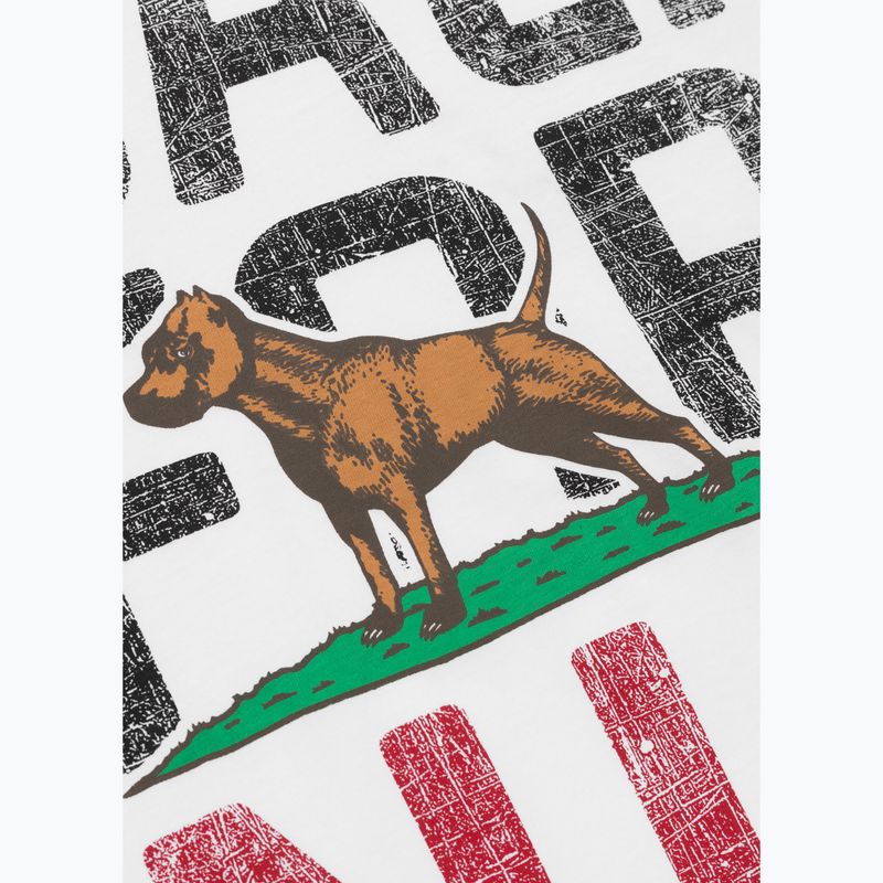 Men's Pitbull California white t-shirt 5