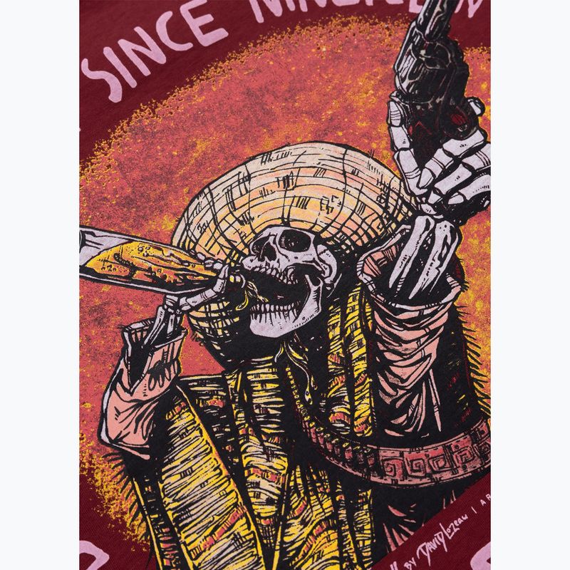 Pitbull Shot For Shot men's t-shirt burgundy 6