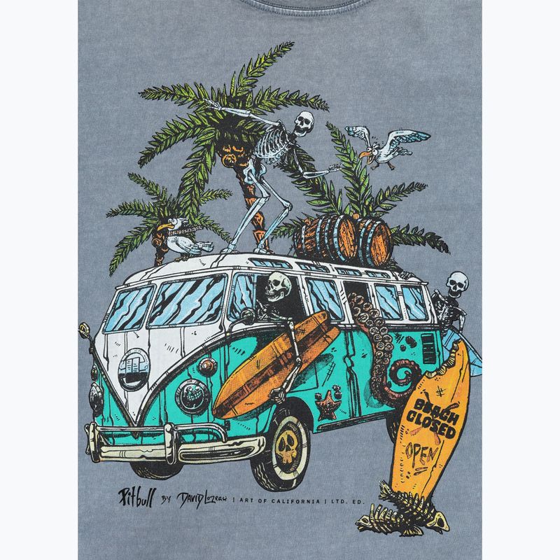 Pitbull Open Beach men's t-shirt washed blue 8