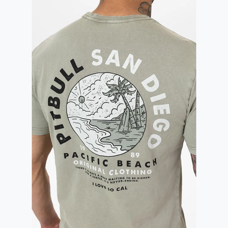 Pitbull Planet Surf dusty salvia men's t-shirt 3