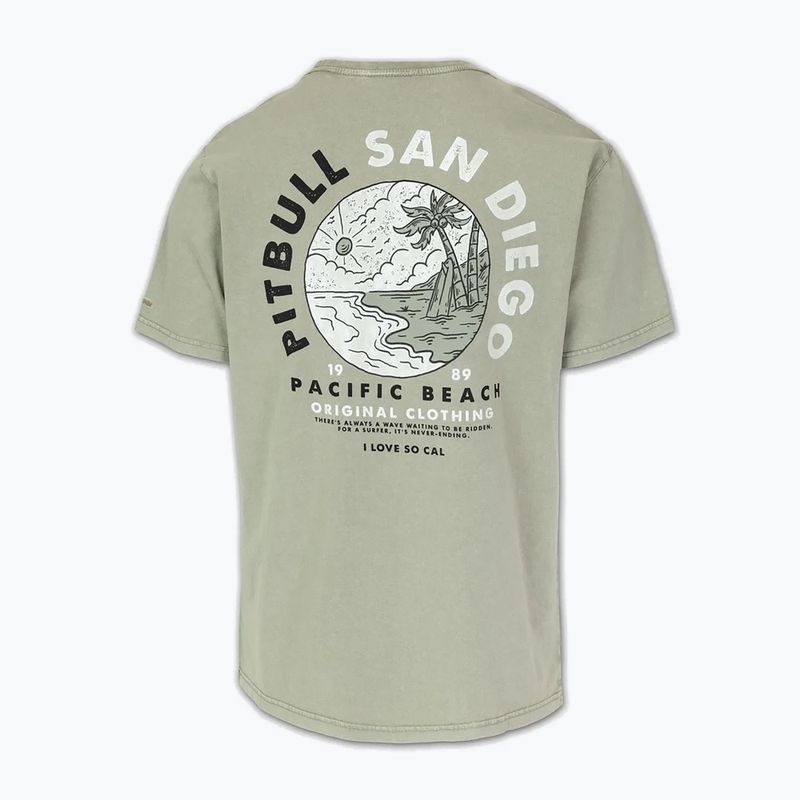 Pitbull Planet Surf dusty salvia men's t-shirt 5