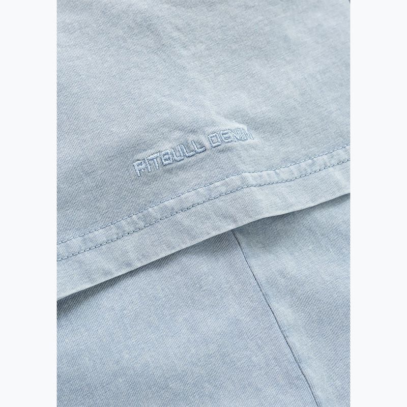 Pitbull Planet Surf men's t-shirt washed blue 11