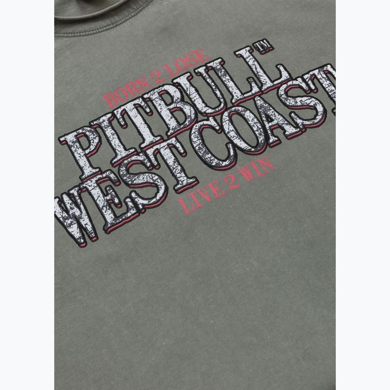 Pitbull Ace Of Spades men's t-shirt muted green 4