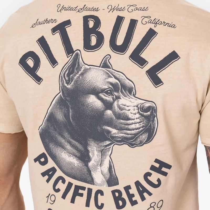 Pitbull men's pacific ultra light sand t-shirt 3