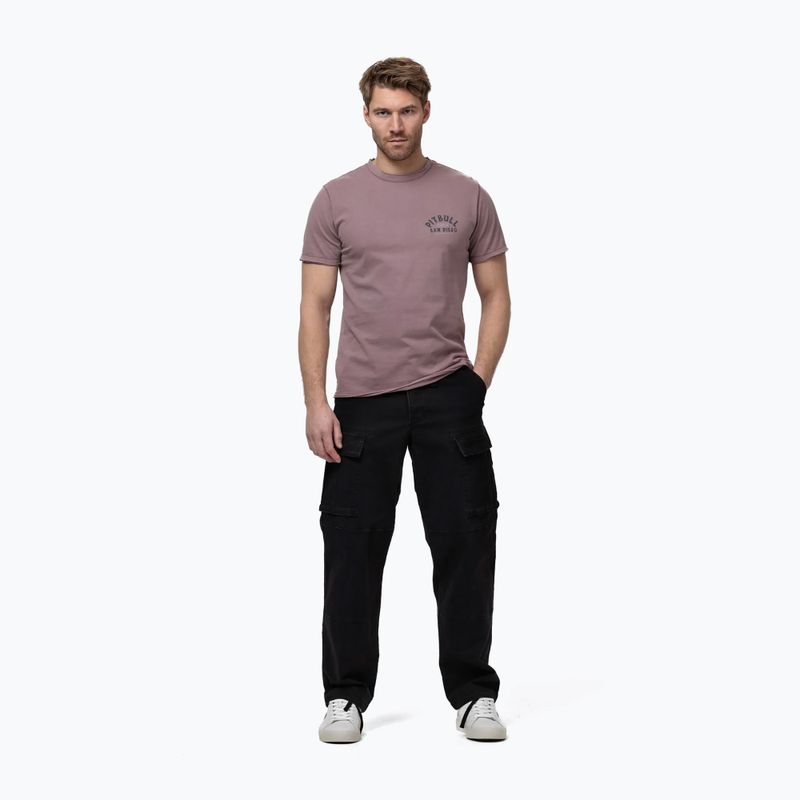 Pitbull men's pacific dusty burgundy t-shirt 2
