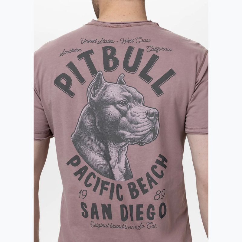 Pitbull men's pacific dusty burgundy t-shirt 3