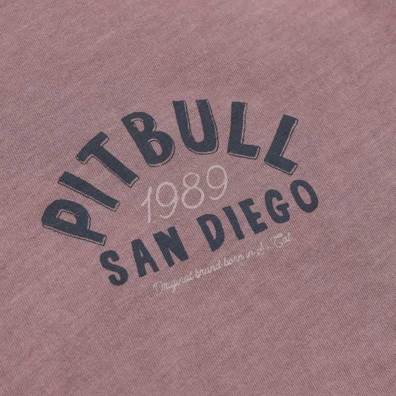 Pitbull men's pacific dusty burgundy t-shirt 4