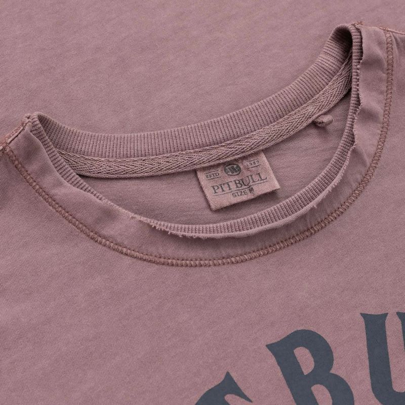 Men's Pitbull Shkull Logo t-shirt dusty burgundy 2