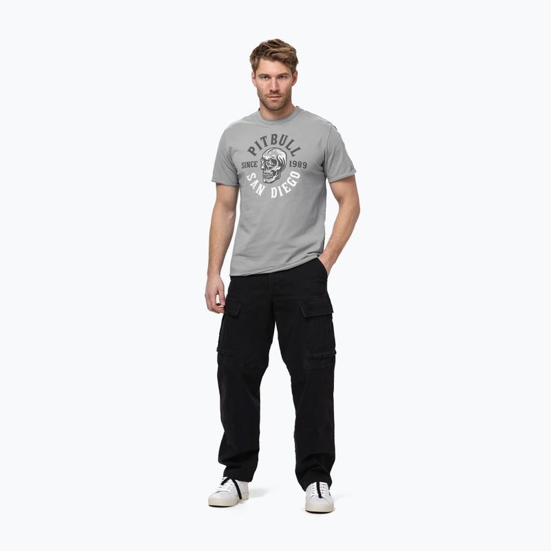 Men's Pitbull Shkull Logo t-shirt grey 2