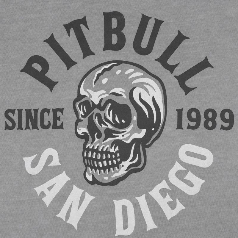 Men's Pitbull Shkull Logo t-shirt grey 4