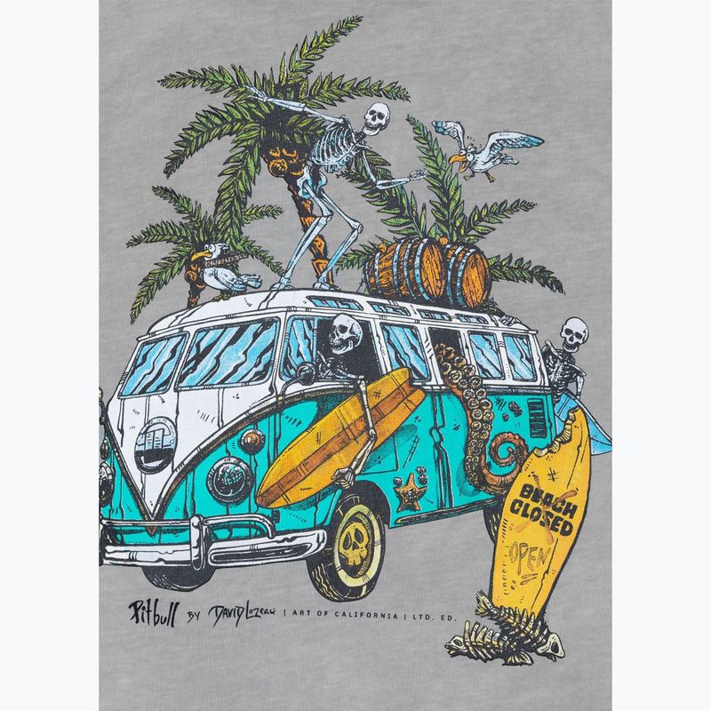 Pitbull men's Open Beach t-shirt grey 4