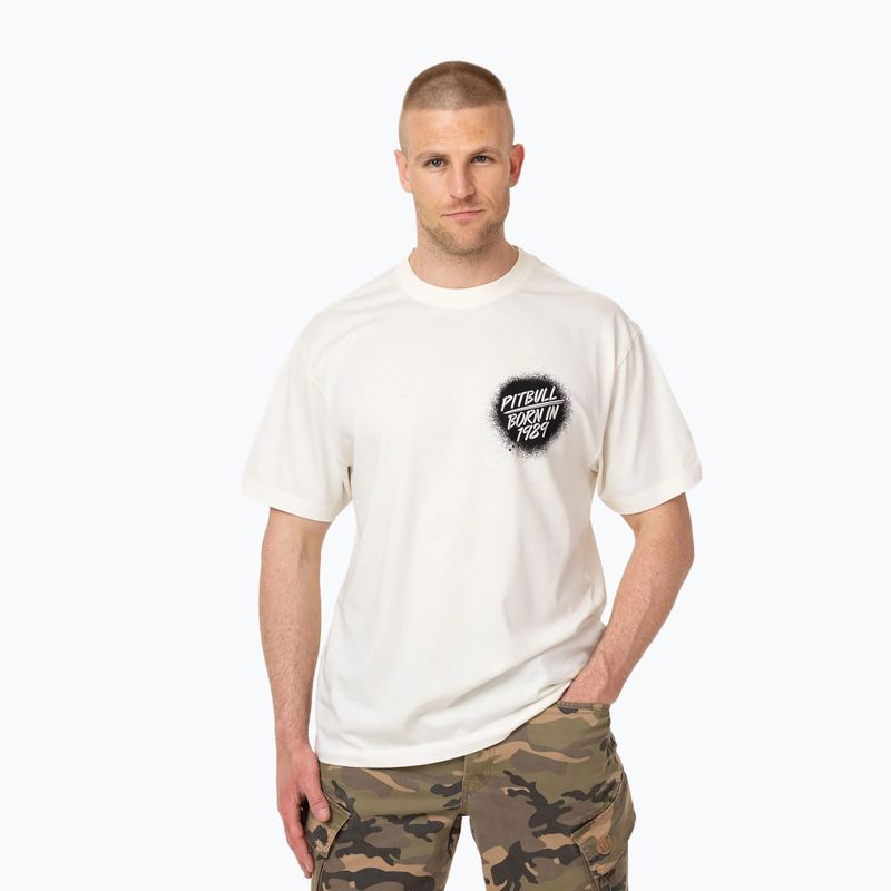 Pitbull Graffiti off white men's t-shirt