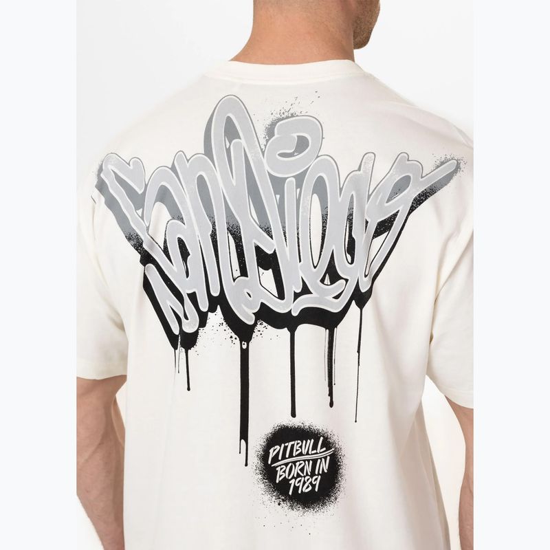 Pitbull Graffiti off white men's t-shirt 4