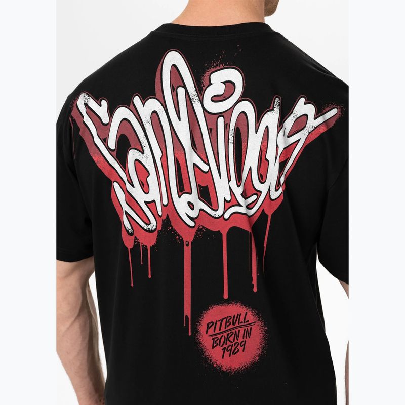 Pitbull men's t-shirt Graffiti black 4