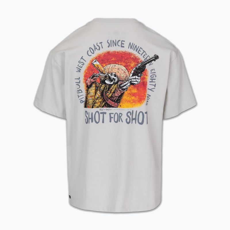 Pitbull Shot For Shot men's t-shirt white/blue 2
