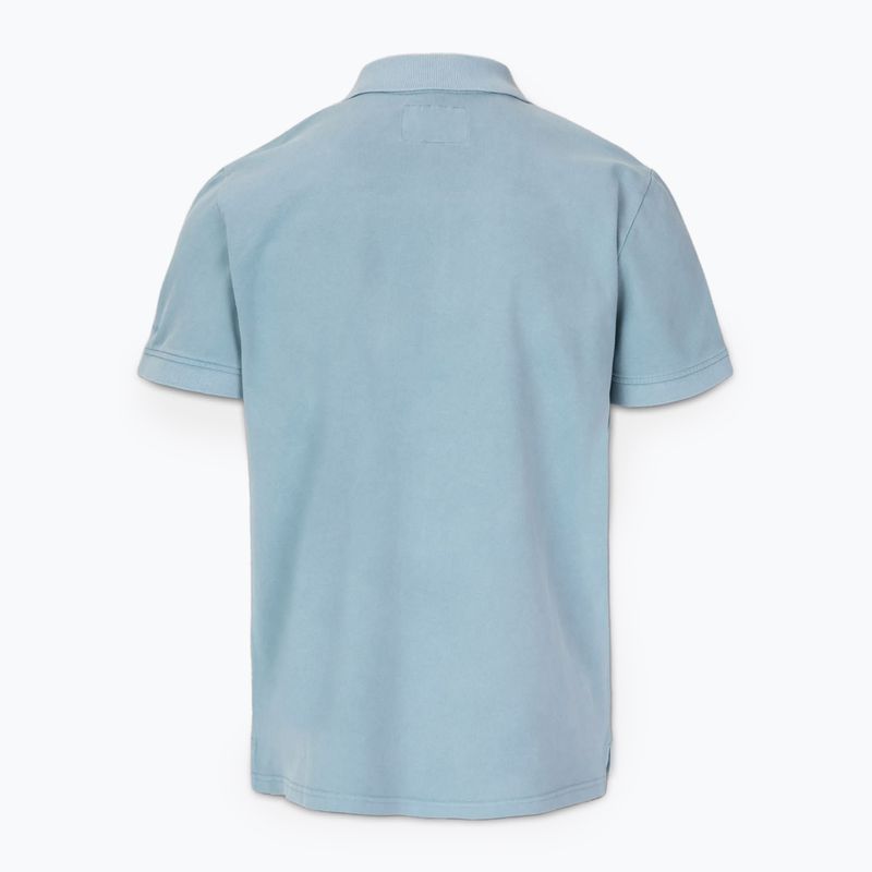 Men's Pitbull Washed Polo Shirt washed blue 2