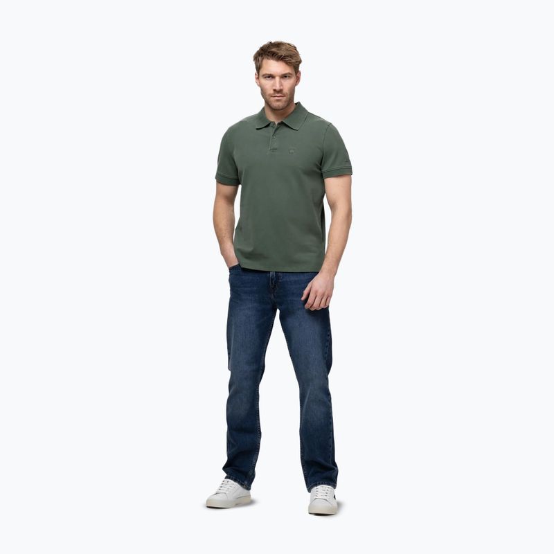 Men's Pitbull Washed Polo Shirt sage green 2