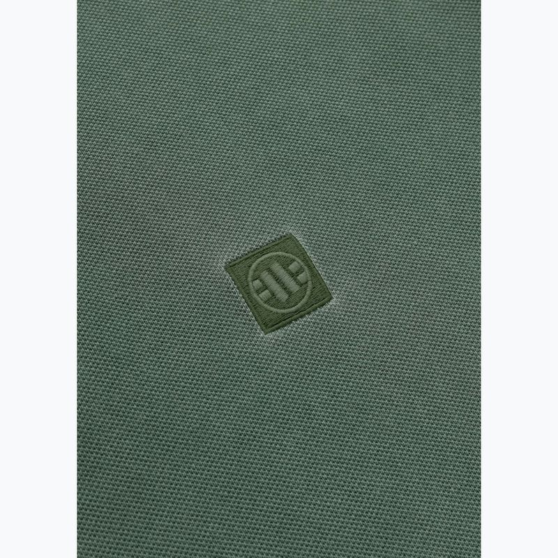 Men's Pitbull Washed Polo Shirt sage green 4