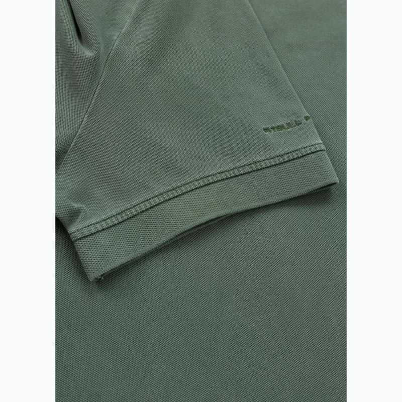 Men's Pitbull Washed Polo Shirt sage green 5