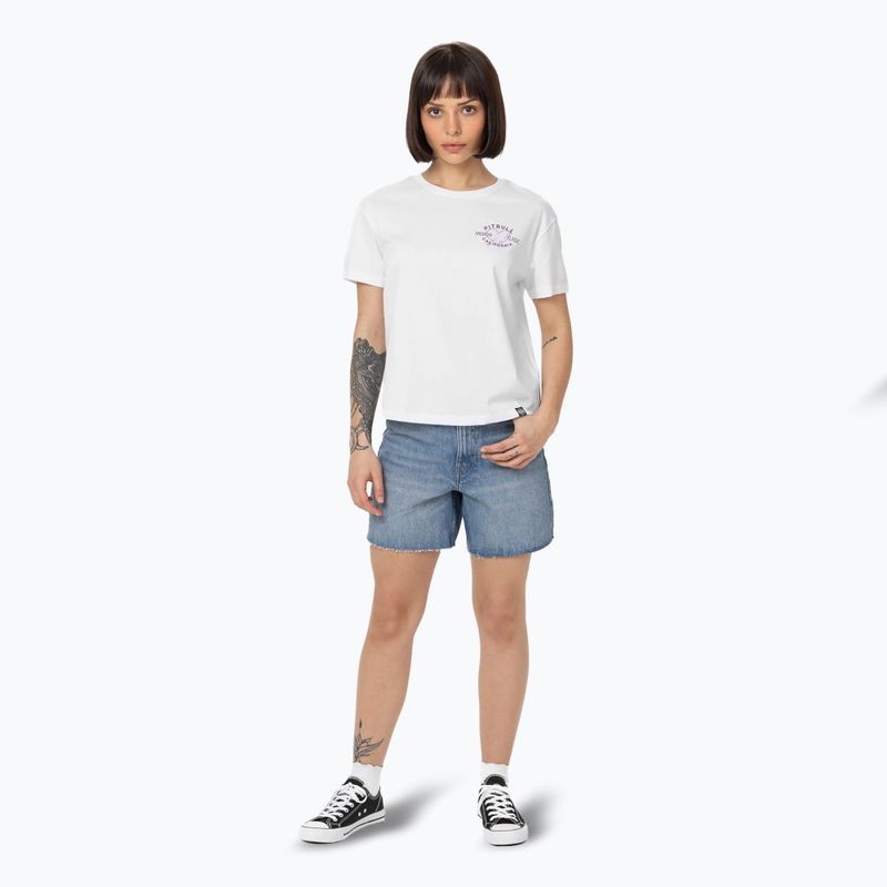 Pitbull Heart women's t-shirt white 2