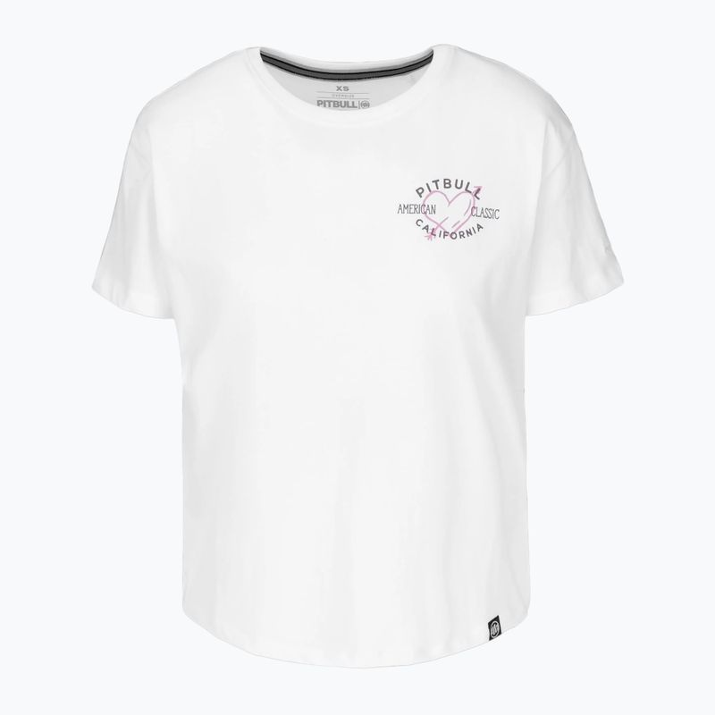 Pitbull Heart women's t-shirt white 4