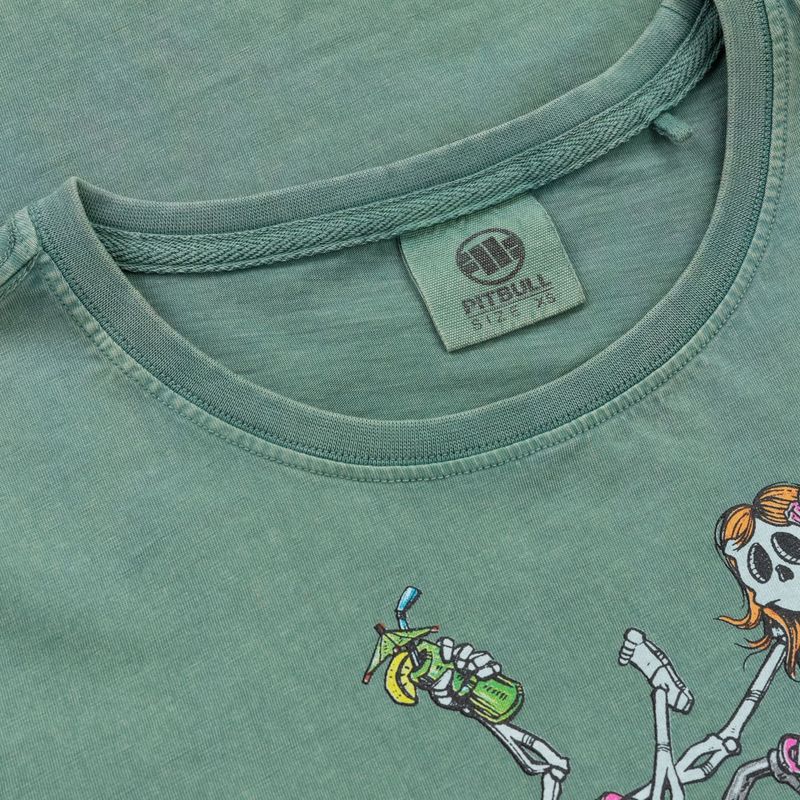 Pitbull Cruisinandboozin women's t-shirt mint 5