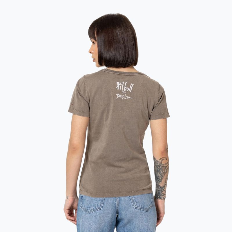 Pitbull Cruisinandboozin women's t-shirt dark brown 3