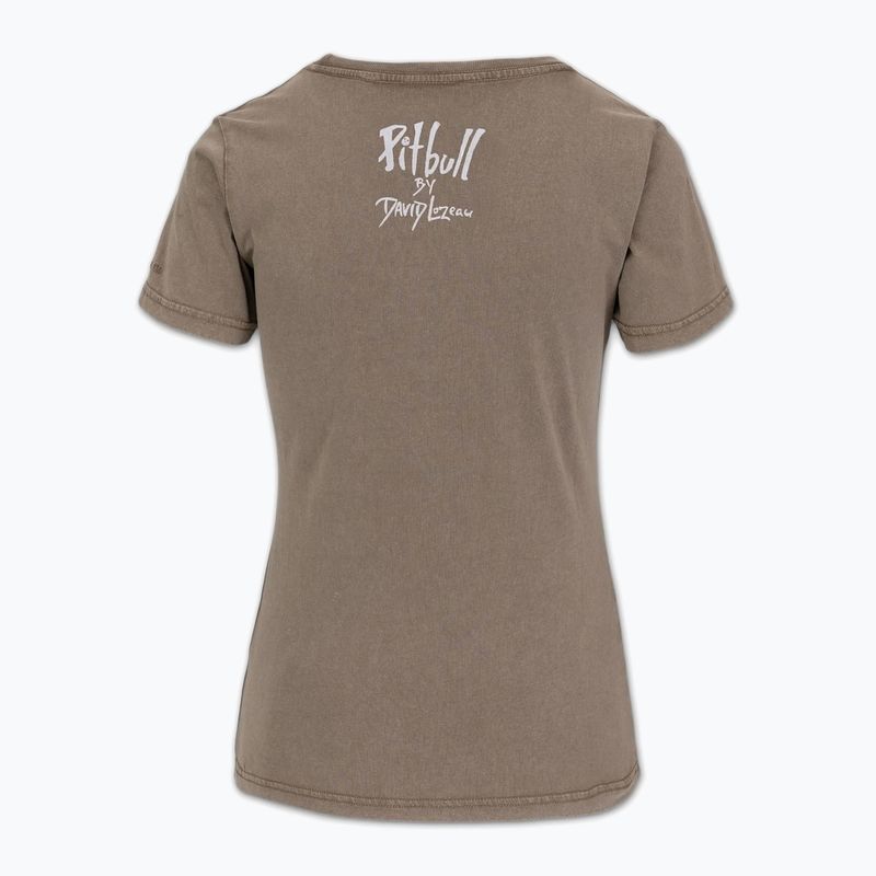 Pitbull Cruisinandboozin women's t-shirt dark brown 5