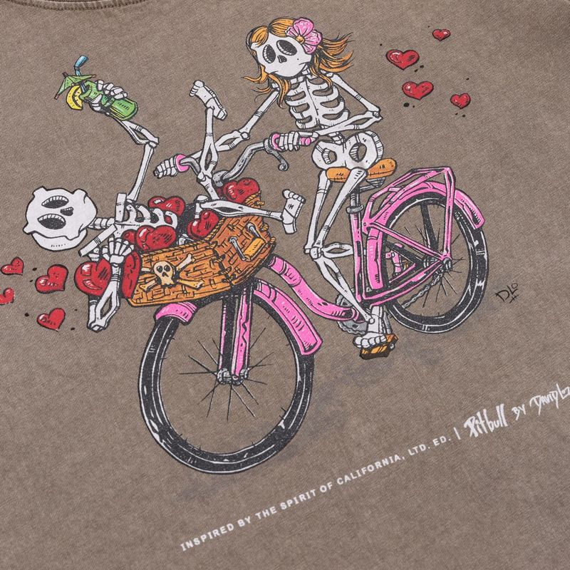 Pitbull Cruisinandboozin women's t-shirt dark brown 7