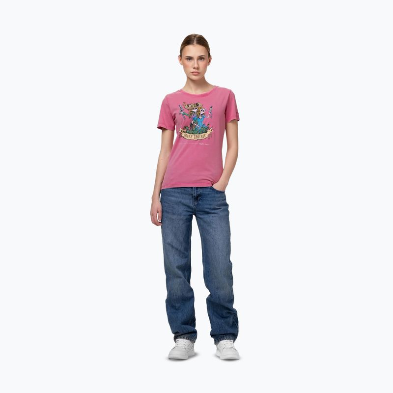 Pitbull Doubletrouble washed pink men's t-shirt 2